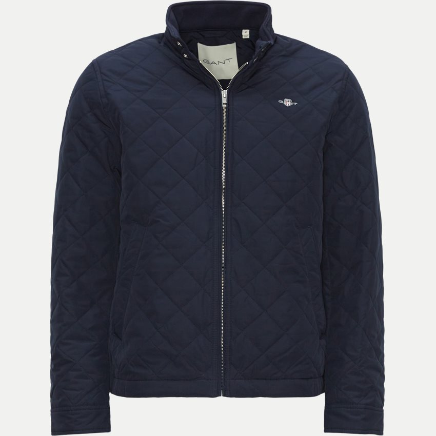Gant Jackets QUILTED WINDCHEATER 7006340. EVENING BLUE